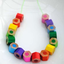 Ожерелье из карандашей своими руками